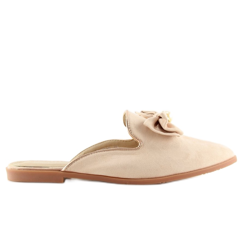 Beige lordsy slippers D-6539 beige 1