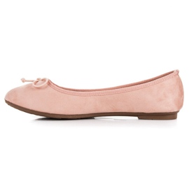 Ch. Creation Suede ballerinas pink 1