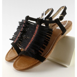 Indian style sandals k1626301 Negro black 1