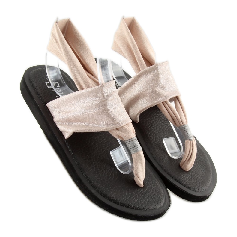 Sandals, cotton pink sandals DD82P Pink 1