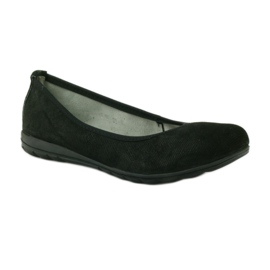 Leather women's ballerinas Filippo 024 black 1 Leather women's ballerinas Filippo 024 black 1