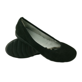 Leather women's ballerinas Filippo 024 black 3 Leather women's ballerinas Filippo 024 black 3