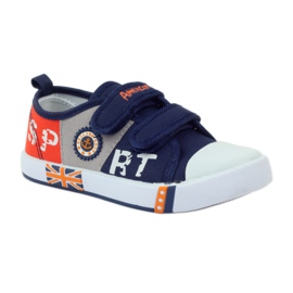 American Club American sneakers sneakers leather insole navy blue grey orange 1 American Club American sneakers sneakers leather insole navy blue grey orange 1