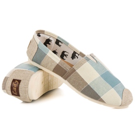 L. Day Comfortable Checkered Espadrilles multicolored 1