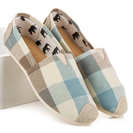 L. Day Comfortable Checkered Espadrilles multicolored 2