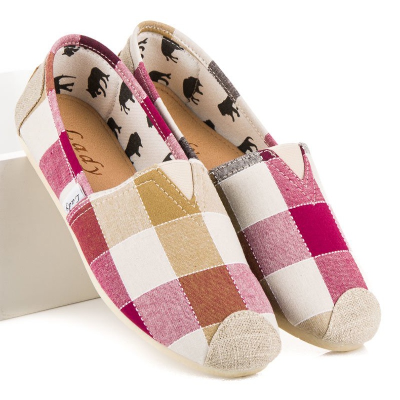 L. Day Comfortable Checkered Espadrilles multicolored 1