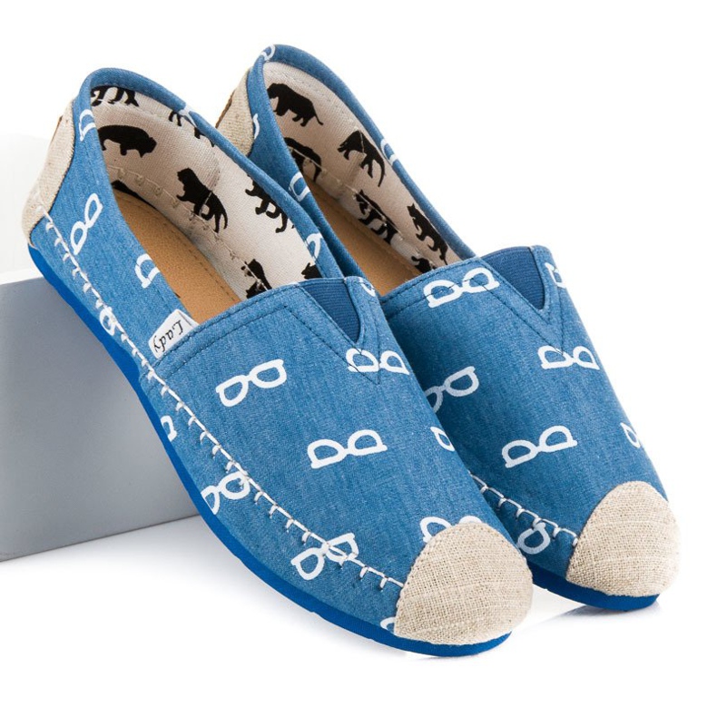 L. Day Blue Slipons 2