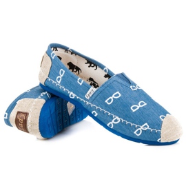 L. Day Blue Slipons 1