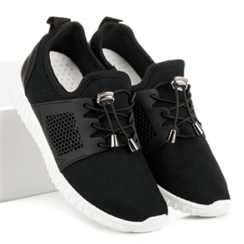 Black sneakers with a welt 1