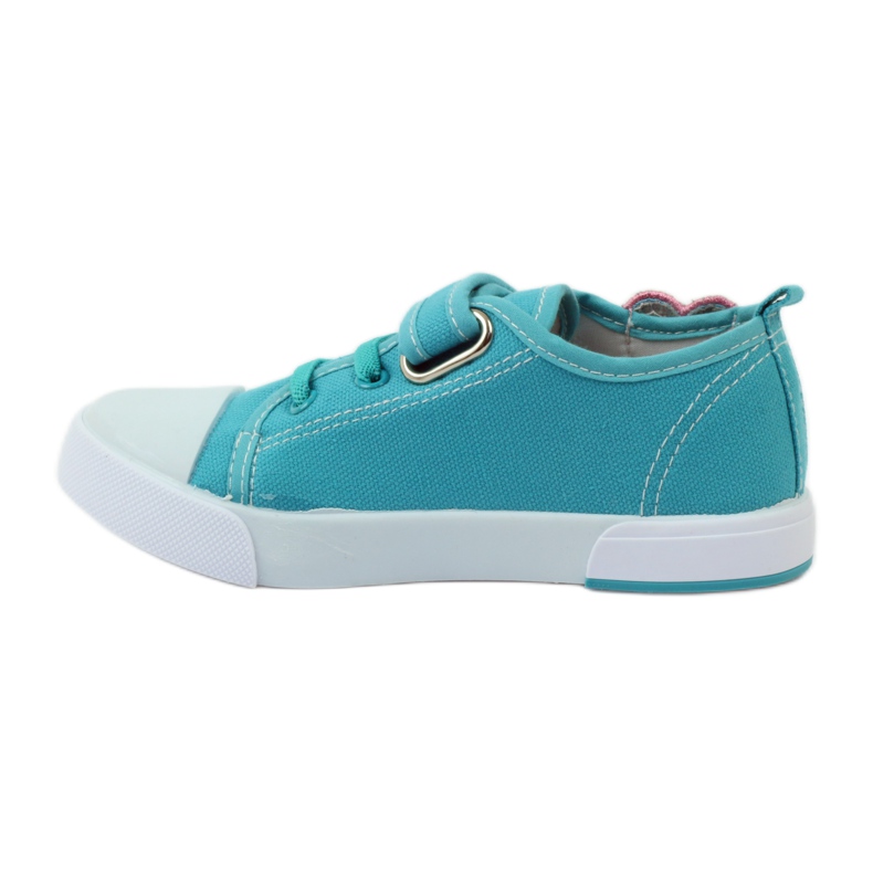 American Club American heart sneakers with leather insole green blue 2 American Club American heart sneakers with leather insole green blue 2