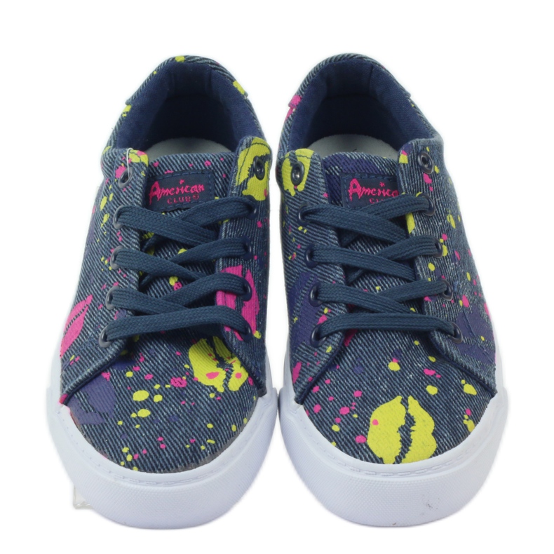 American Club Denim sneakers sneakers in American mouth navy blue 4 American Club Denim sneakers sneakers in American mouth navy blue 4