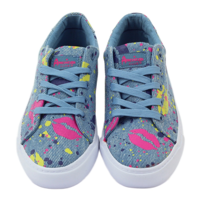 American Club Denim sneakers sneakers in American mouth blue 4