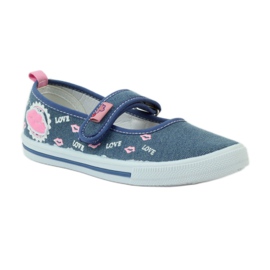 American Club Sneakers in the mouth with an American leather insole blue pink 1