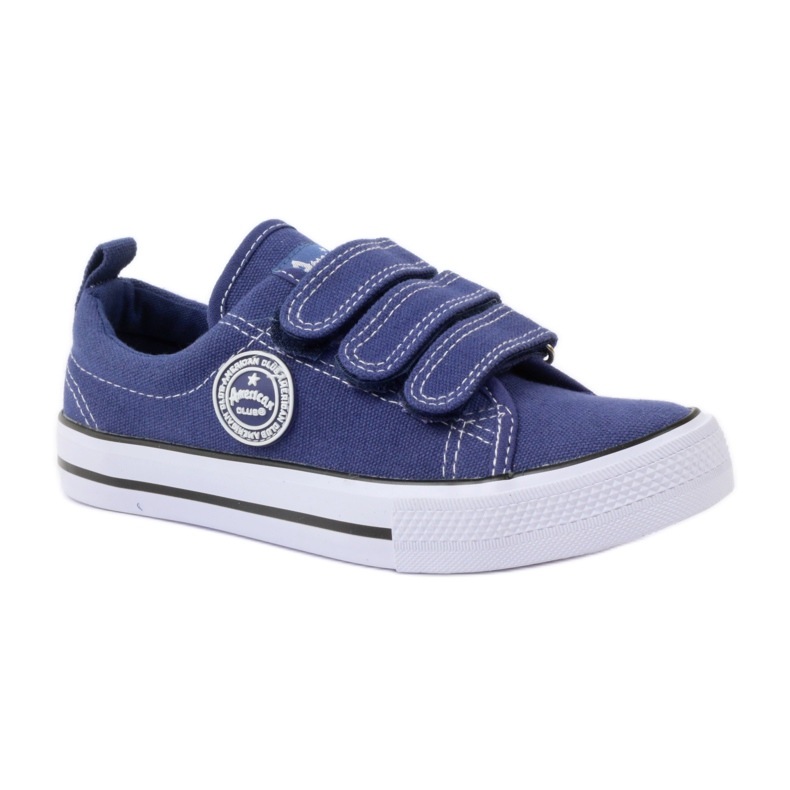 American Club American Velcro Sneakers navy blue 1