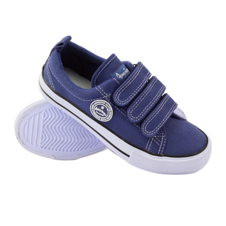 American Club American Velcro Sneakers navy blue 3 American Club American Velcro Sneakers navy blue 3