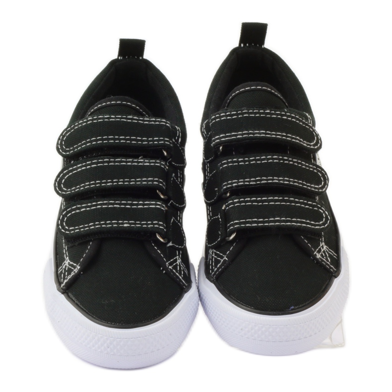 American Club Black American Velcro sneakers 4