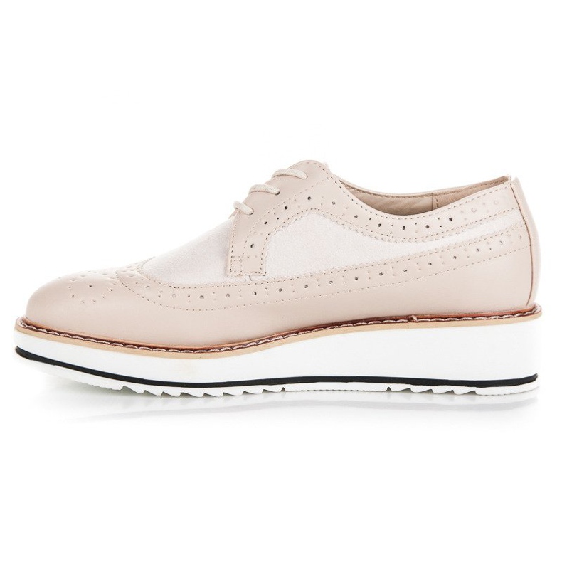 Super Me Beige lace-up shoes 1 Super Me Beige lace-up shoes 1