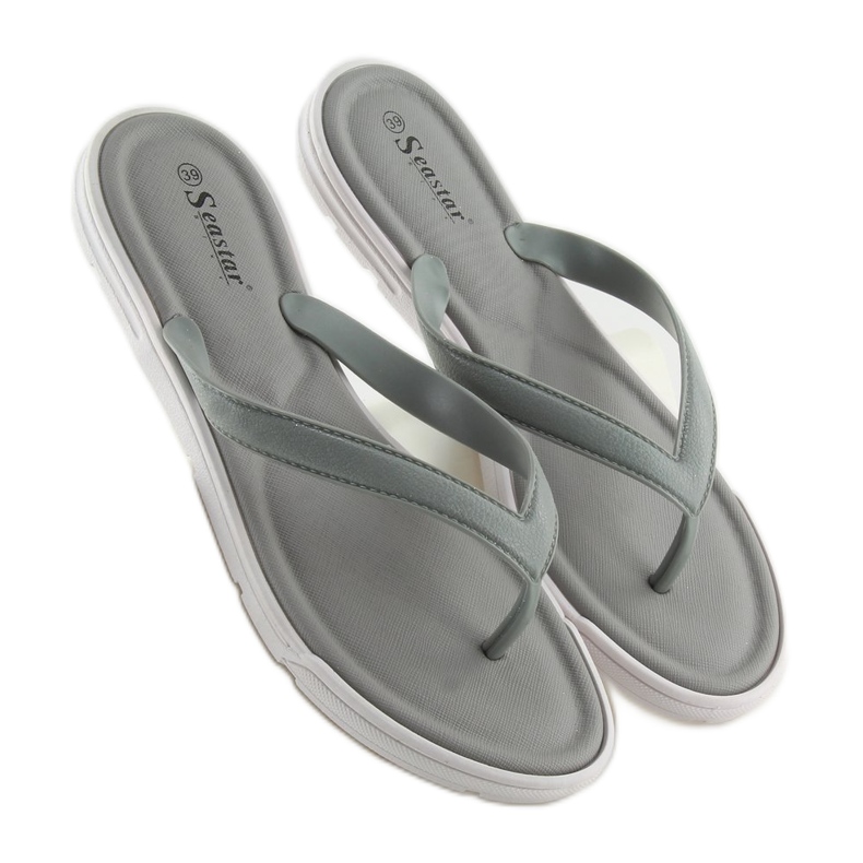 Gray Flip-flops for women CK41P Gray grey 2