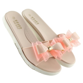 Slippers meliski beige KM118 D.BEIGE 2 Slippers meliski beige KM118 D.BEIGE 2