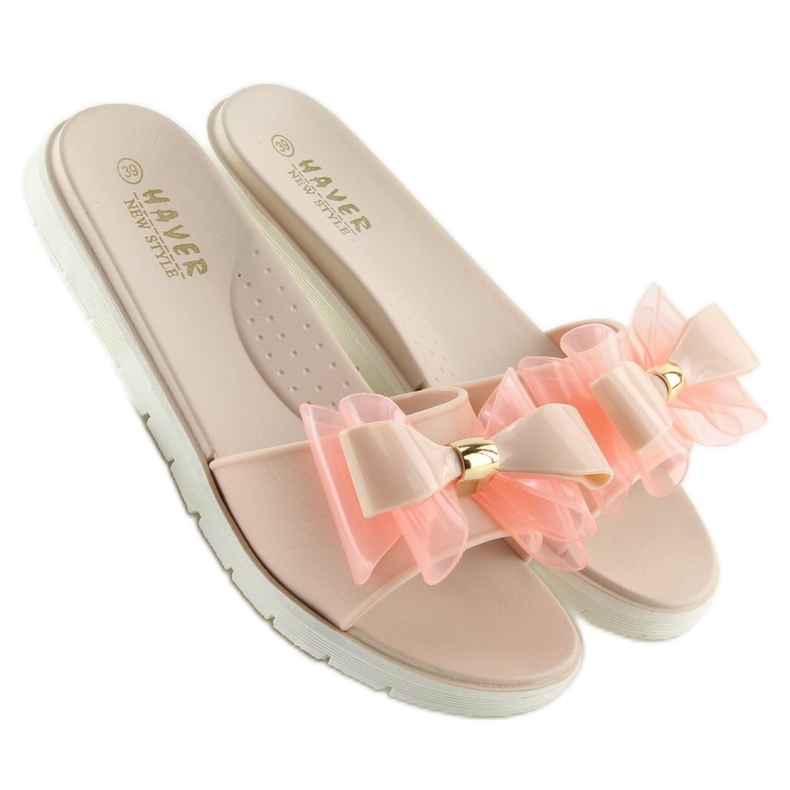 Slippers meliski beige KM118 D.BEIGE 2 Slippers meliski beige KM118 D.BEIGE 2