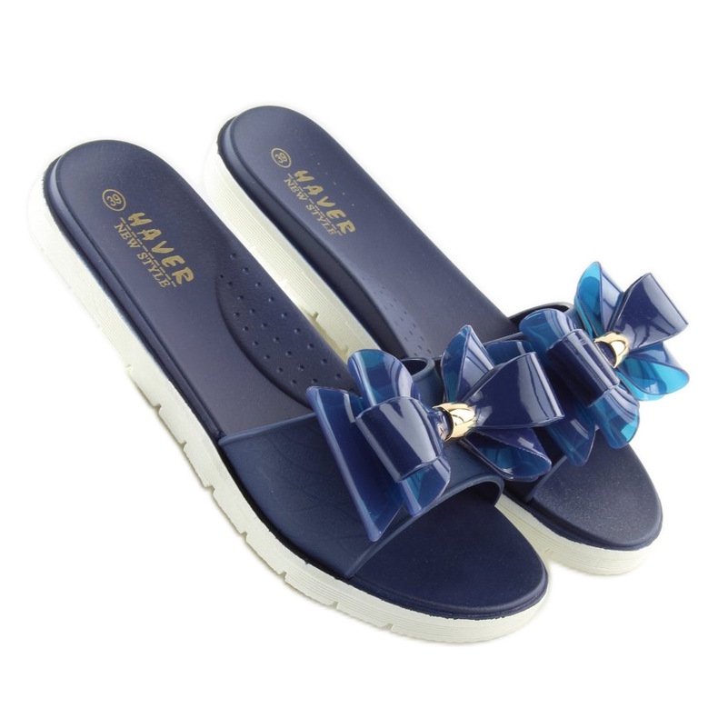 Slippers meliski blue KM118 navy navy blue 2 Slippers meliski blue KM118 navy navy blue 2
