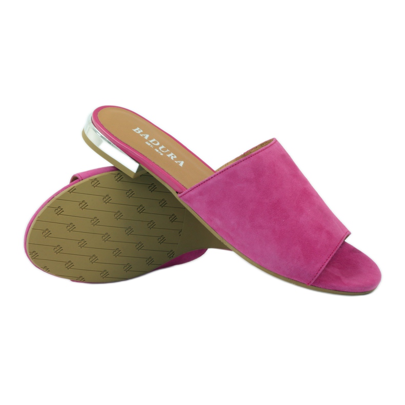 Elegant slippers Badura 5155 fuchsia pink 3