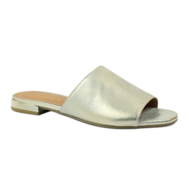 Elegant Badura 5155 gold slippers golden 1