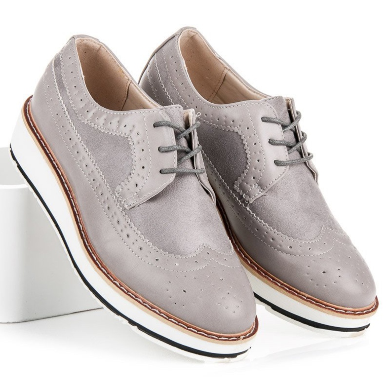 Super Me Gray lace-up shoes grey 1