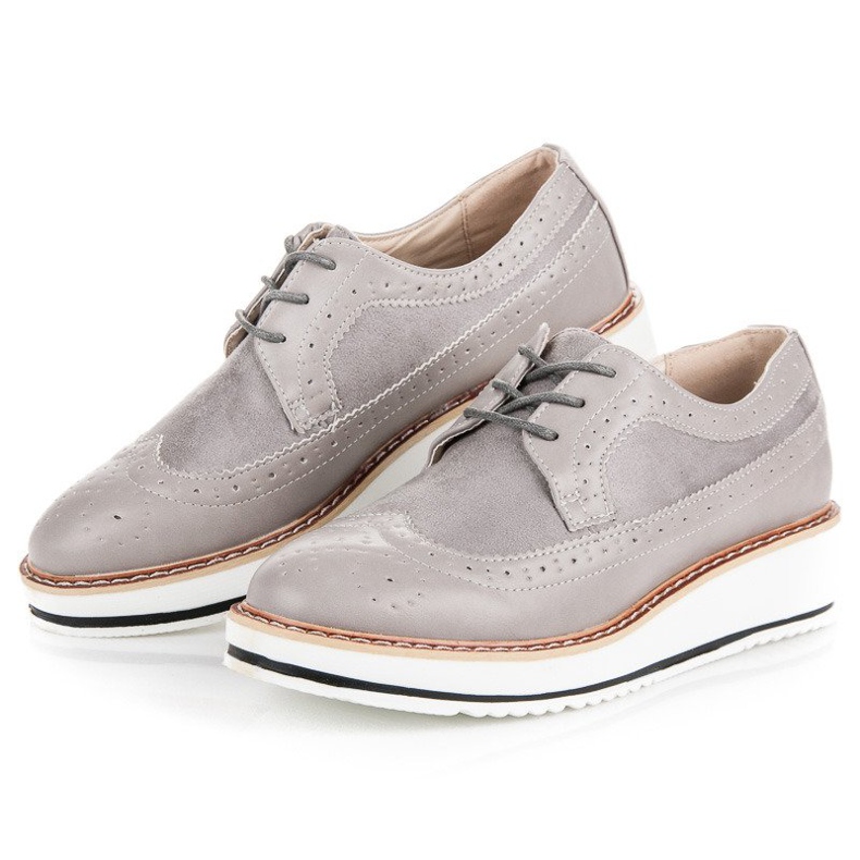Super Me Gray lace-up shoes grey 2