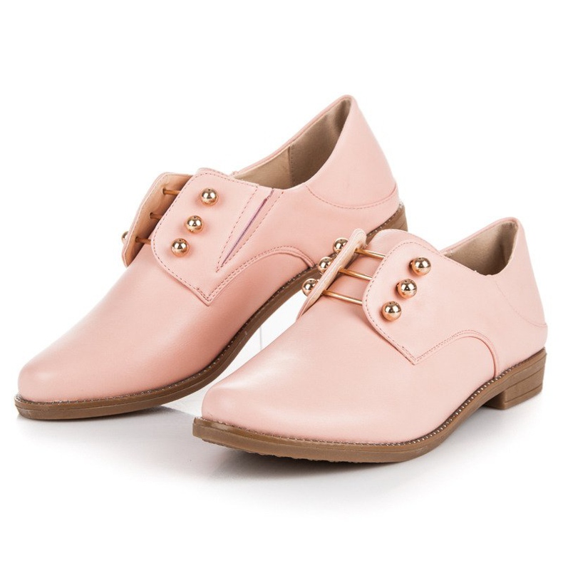 Anesia Paris Elegant slip-on shoes pink 1