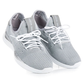 Gray slip-on sneakers grey 1