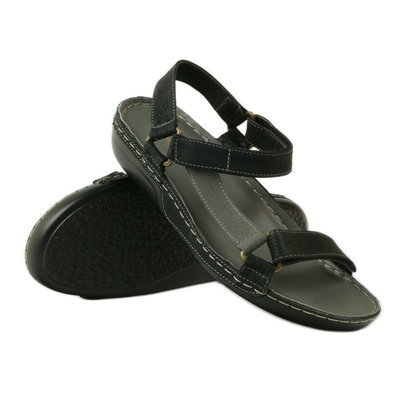M.Daszyński Jesus sandals, black leather insole 3
