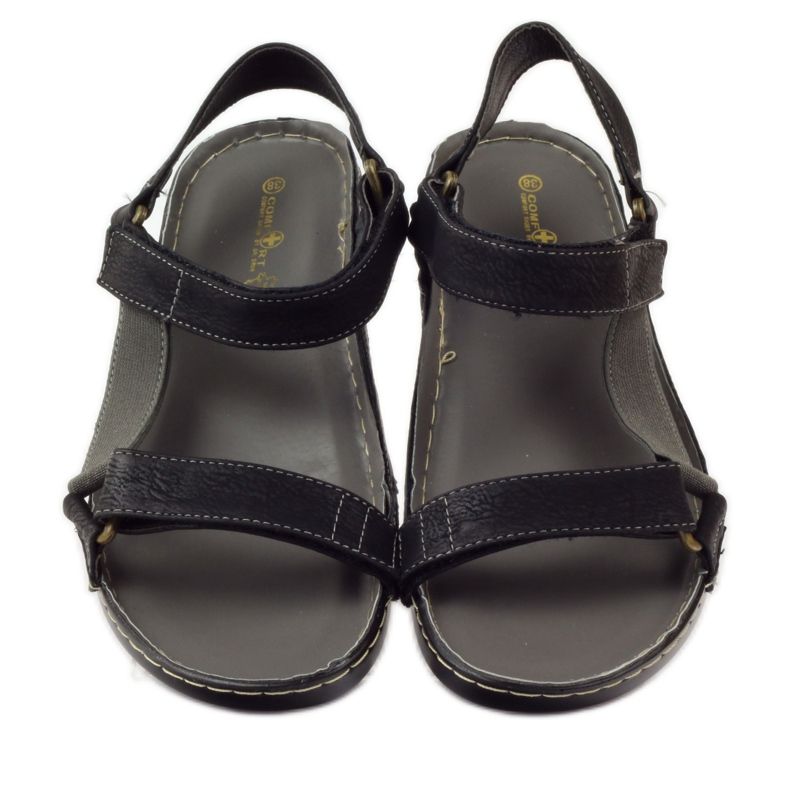 M.Daszyński Jesus sandals, black leather insole 4