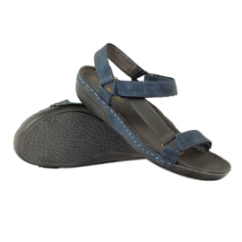 M.Daszyński Jesus sandals, a blue leather insole 3 M.Daszyński Jesus sandals, a blue leather insole 3