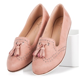 Sergio Todzi Pink boho loafers 2