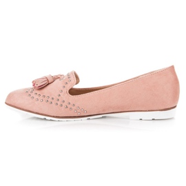 Sergio Todzi Pink boho loafers 1