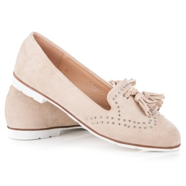 Sergio Todzi Beige boho loafers 2