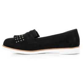 Sixth Sense Black Suede Loafers 1 Sixth Sense Black Suede Loafers 1