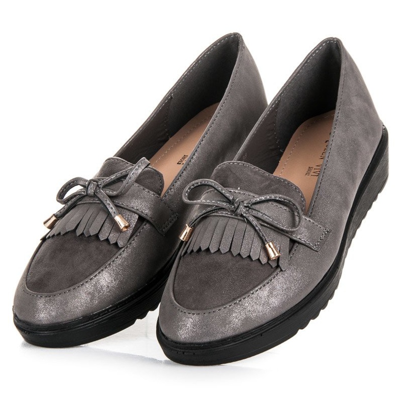 Queen Vivi Fashionable loafers for spring grey 2