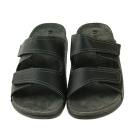 Inblu TH06 Velcro fastened flip-flops black 4