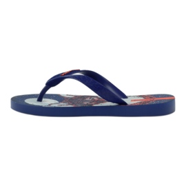 Ipanema children's flip -flops with a wolf navy blue 2
