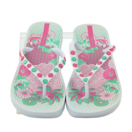 Ipanema 82387 floral flip-flops pink green white 4 Ipanema 82387 floral flip-flops pink green white 4