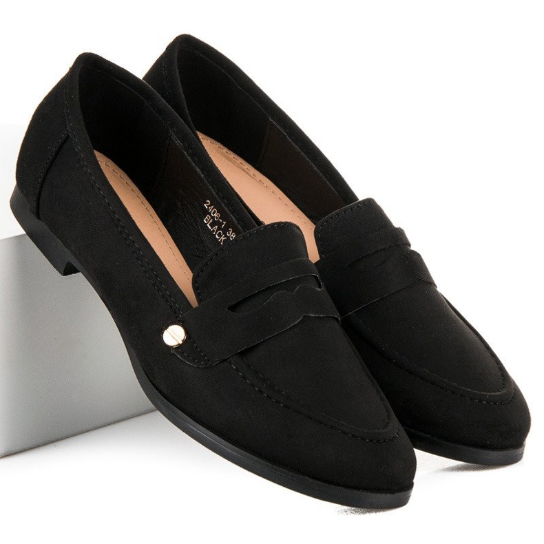 Sweet Shoes Black slip-on loafers 2 Sweet Shoes Black slip-on loafers 2