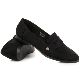 Sweet Shoes Black slip-on loafers 1 Sweet Shoes Black slip-on loafers 1