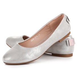 Silver vinceza ballerinas grey 1 Silver vinceza ballerinas grey 1