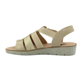 Super comfortable Aloeloe sandals brown yellow 2 Super comfortable Aloeloe sandals brown yellow 2