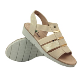 Super comfortable Aloeloe sandals brown yellow 3 Super comfortable Aloeloe sandals brown yellow 3