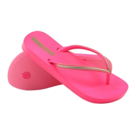 Flip-flops gold chain Ipanema 8238 pink yellow 3