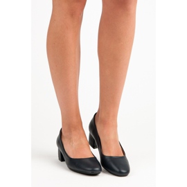 Lovery Navy blue pumps with low heels 1 Lovery Navy blue pumps with low heels 1