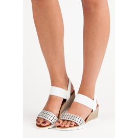Sandals with a vinceza rubber white 1